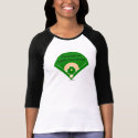 Diamonds... Girl's Baseball shirt