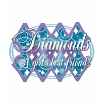 diamonds - girls best friend t-shirts