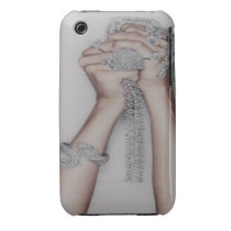 Diamonds in Hands Blackberry Curve Case
