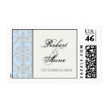 Diamonds & Lace, Monogrammed Wedding Postage