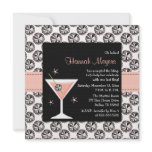 Diamonds Martini Bachelorette Party Invitations
