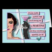 Diamonds & Martinis CARDS cards