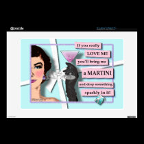 Diamonds & Martnis Zazzle Skin skins