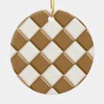 Diamonds - Milk Chocolate and White Chocolate Christmas Ornaments