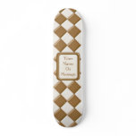 Diamonds - Milk Chocolate and White Chocolate Skate Decks