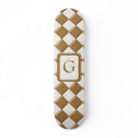 Diamonds - Milk Chocolate and White Chocolate Skate Board