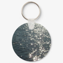 Diamonds on Lake Pontchartrain Keychain by greatphotos Diamonds on Lake Pontchartrain Keychain