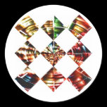 Diamonds Sparkle V1  - Red Cosmic Energy stickers