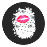 Diamonds Round Stickers