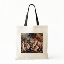 Diana And Callisto By Tizian (Best Quality) Tote Bags