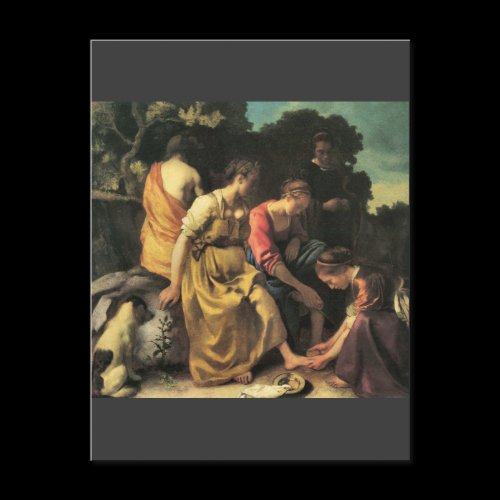 Diana and her nymphs by Johannes Vermeer Postcards