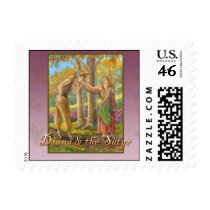 Diana and the Satyr Stamps