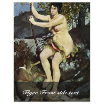 Diana As Huntress By Pierre-Auguste Renoir Custom Flyer