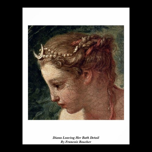 Diana Leaving Her Bath Detail By Francois Boucher Poster