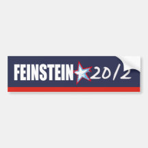 DIANE FEINSTEIN Election Gear Bumper Stickers