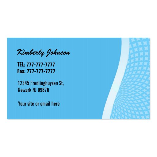 Diaper Cakes Business Cards (back side)