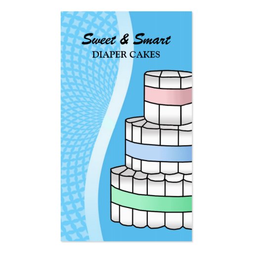 Diaper Cakes Business Cards (front side)
