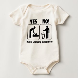 Diaper Changing Instructions shirt