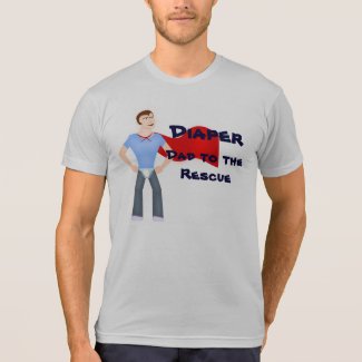 Diaper Dad To The Rescue Mens T-shirt