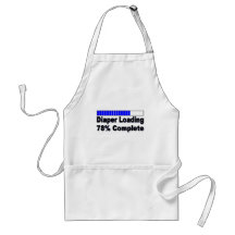 Diaper Loading 78% Complete Infant Apparel Aprons