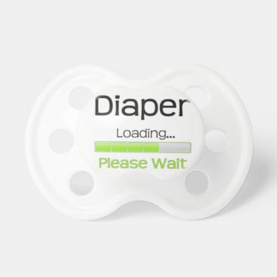 Diaper loading funny pacifier baby dummy BooginHead pacifier