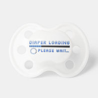 Diaper Loading Please Wait Baby Pacifiers