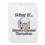 Diapers Changed Themselvesd Personalized Invitations