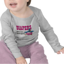 diapers for birds t-shirts