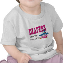 diapers for birds t-shirts