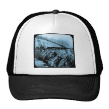 Diapositiva de linterna mágica arqueada travesía d gorra