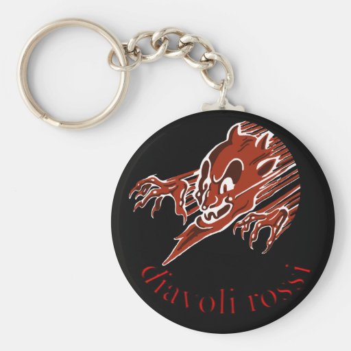 Diavoli Rossi Logo Keychain