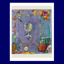 Dibble_Artworks_138_Blue_Heart_Healing postcards