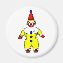 Dibujo animado automático del payaso de Johnny Imán