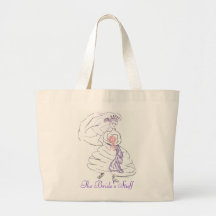 Dibujo animado/Bachelorette de la novia Bolsas De Mano