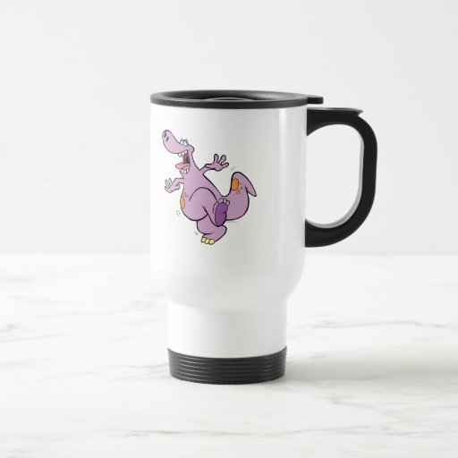 dibujo animado de baile lindo del dinosaurio de Di Tazas