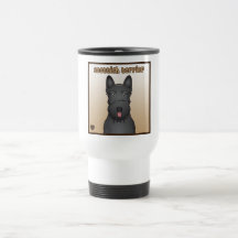 Dibujo animado de Terrier del escocés Taza