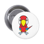 Dibujo animado del loro del bebé pins