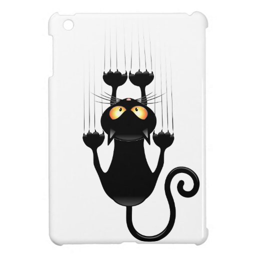 Dibujo animado divertido del gato negro que rasguñ | Zazzle Dibujo animado divertido del gato negro que rasguñ | Zazzle