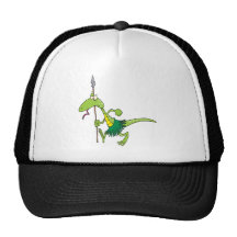 dibujo animado tribal del lagarto de la tribu nati gorros  