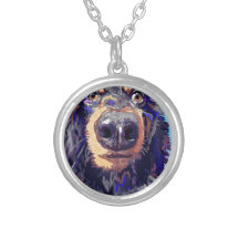 Dibujo de Digitaces del perro de aguas Collares Personalizados