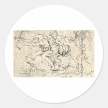 Dibujo de Leonardo da Vinci Pegatina