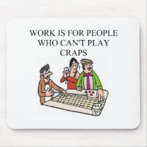 dice and  craps players mouse mat