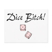 Dice Bitch Postcards