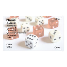 Dice Business Card Templates