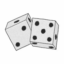 Dice embroidered shirts by ZazzleEmbroidery Dice embroidered shirts