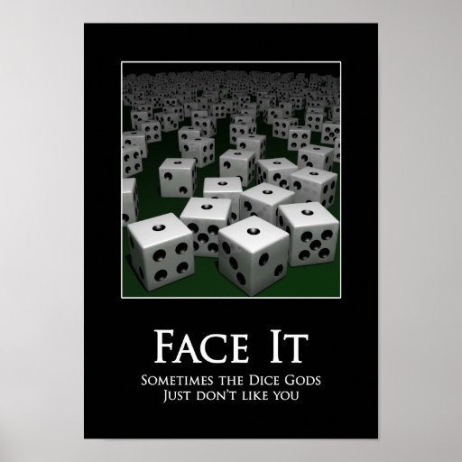 Dice Gods Poster Zazzle