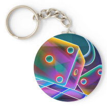 DICE KEYCHAIN