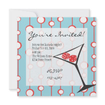 Dice Martini invitations