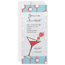 Dice Martini invitations
