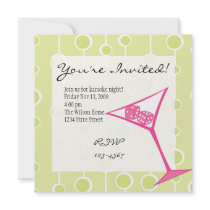 Dice Martini invitations